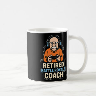 Caneca De Café Ex-Treinador do Ttle Royale, Gamer Divertido e Vet
