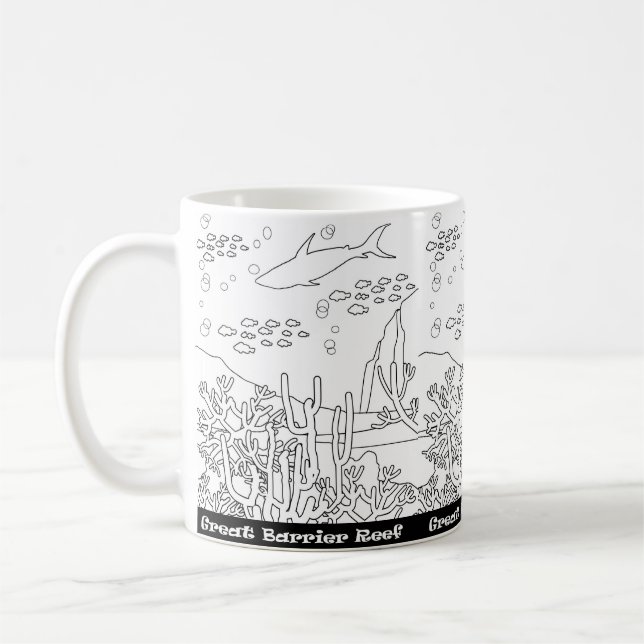 Caneca De Café Excelente Barreira de Recifes (Esquerda)
