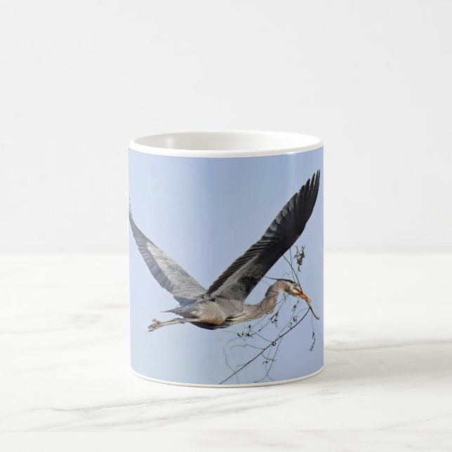 Caneca De Café Excelente Blue Heron    (Centro)