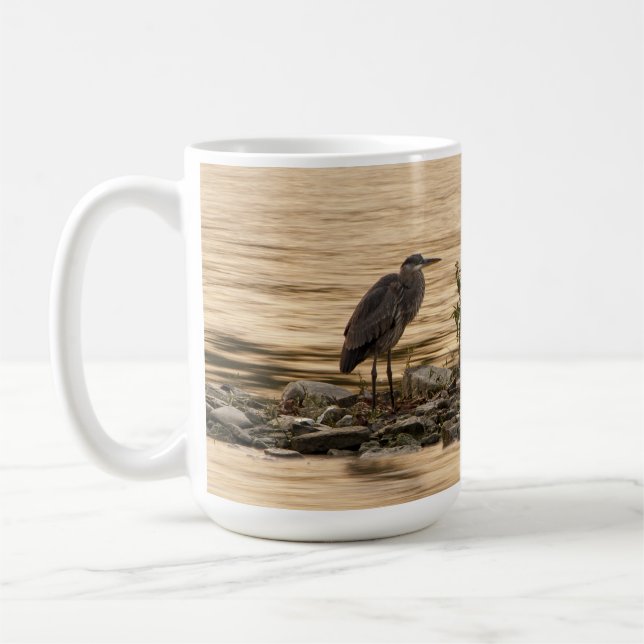 Caneca De Café Excelente Blue Heron (Esquerda)