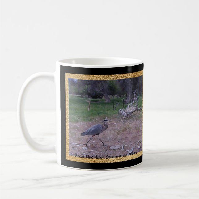 Caneca De Café Excelente Blue Heron maio de 2020 (Esquerda)