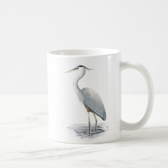 Caneca De Café Excelente Blue Heron Mug (Direita)