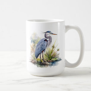 Caneca De Café Excelente Blue Heron Mug