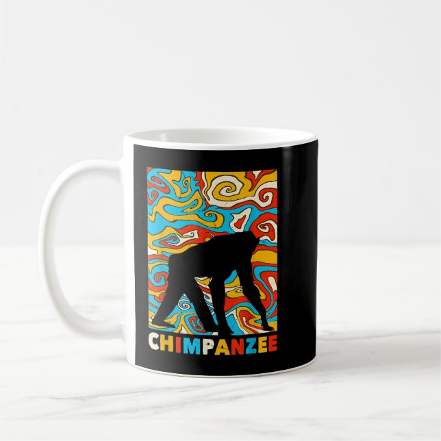 Caneca De Café Excelente Chimpanzee Design Monkey Costume (Esquerda)