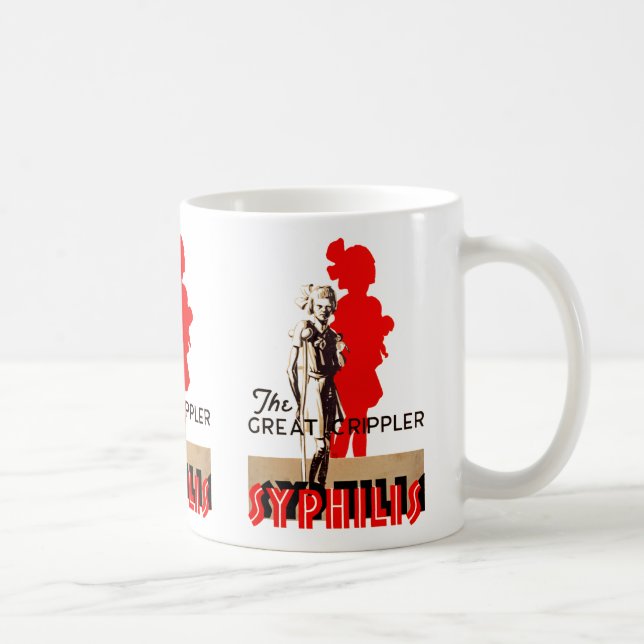 Caneca De Café Excelente Crippler ~ Sífilis (Direita)