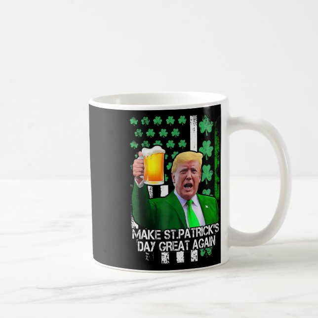Caneca De Café Excelente De Dia de São Patrício Novamente Engraça (Direita)