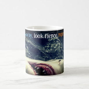 Caneca De Café Excelente de mandíbulas brancas de tubarão