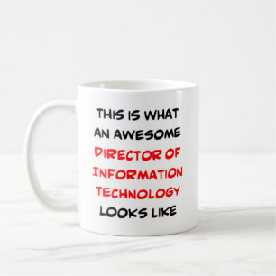 Caneca De Café excelente diretor de tecnologia da informação