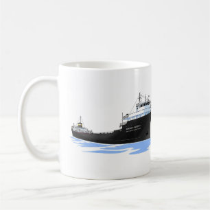 Caneca De Café Excelente Lagos Freighter Richard M. Marshall