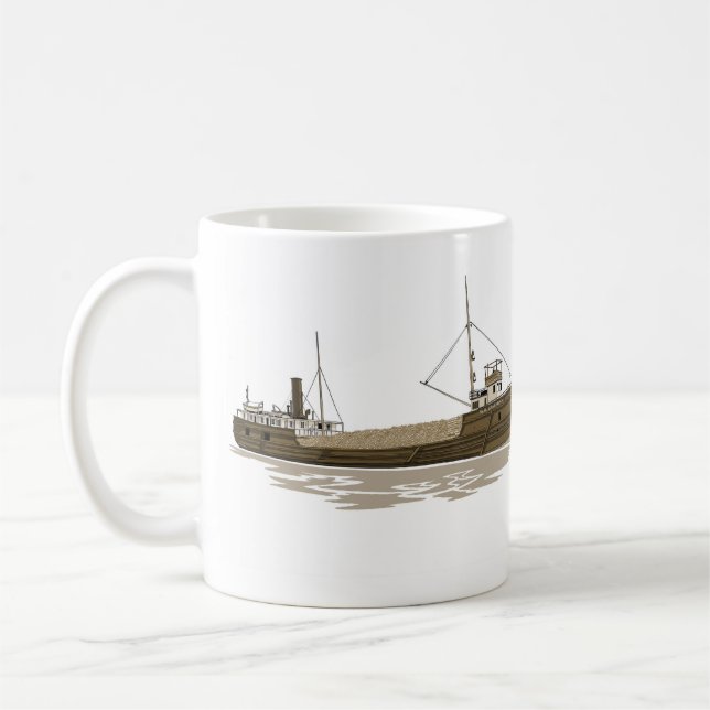 Caneca De Café Excelente Lake Freighter W.R. Stafford (Esquerda)