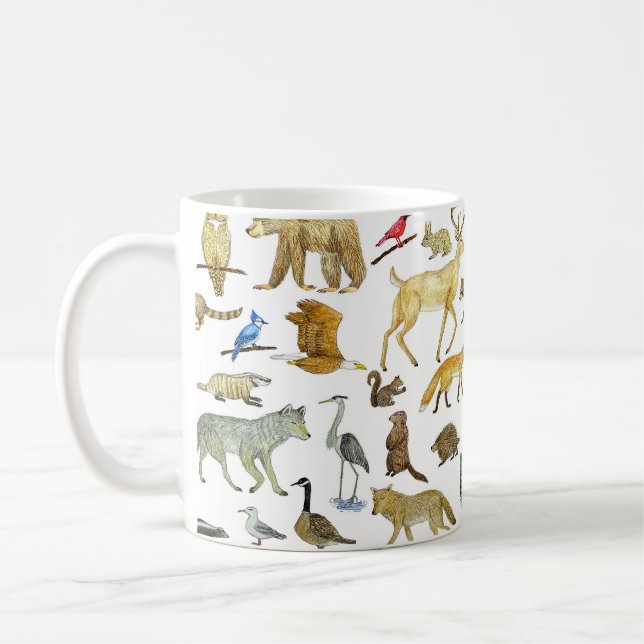 Caneca De Café Excelente Lake Wildlife Mug (Esquerda)