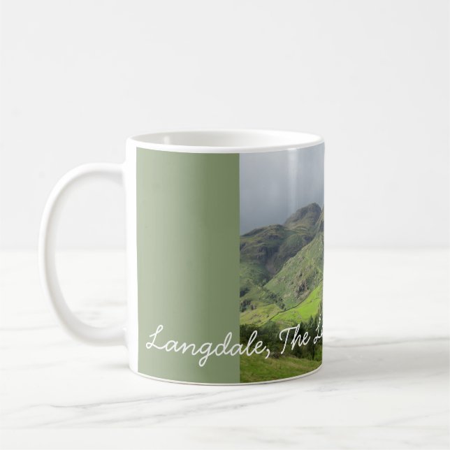 Caneca De Café Excelente Langdale Valley, Lake District, Inglater (Esquerda)
