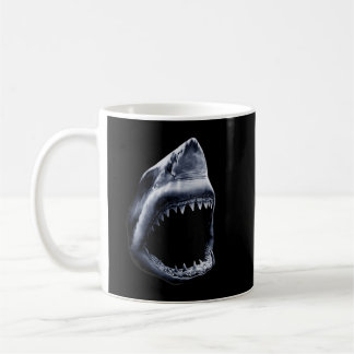 Caneca De Café Excelente Shark Face Graphic Ocean Bite Lover Gian