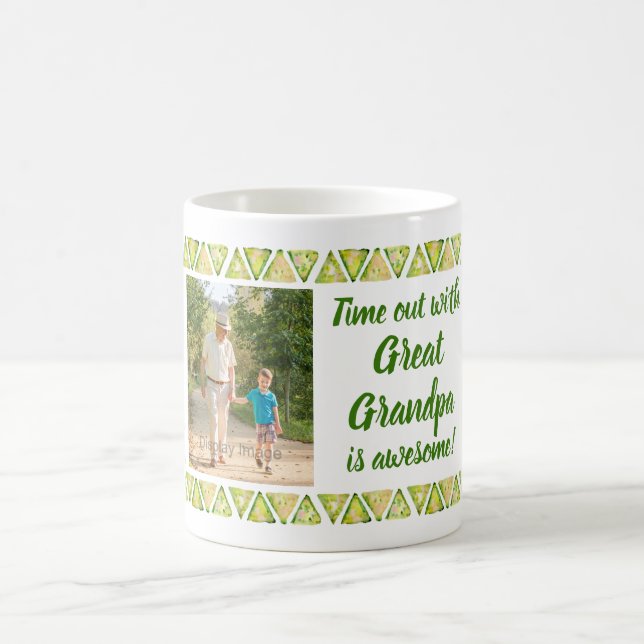 Caneca De Café Excelente Vovô é Impressionante 3 Fotografia Front (Centro)