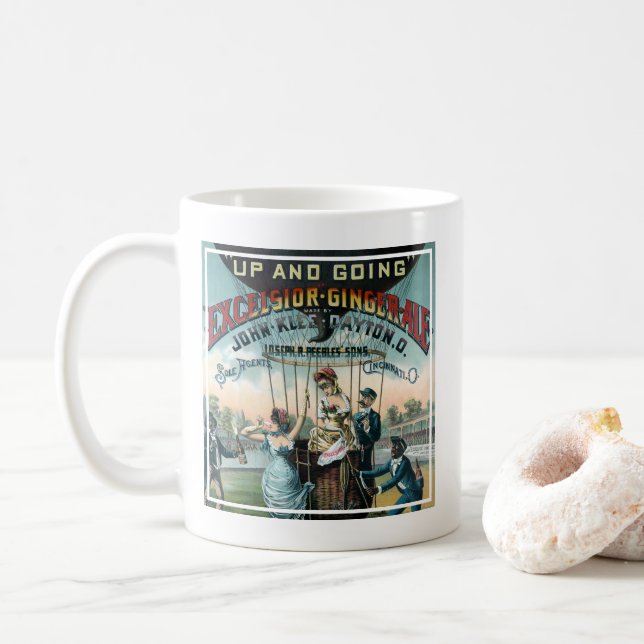 Caneca De Café Excelsior Ginger Ale (Com Donut)