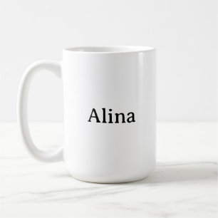 Caneca De Café excluir texto adicionar próprio desenho 15 oz Clás