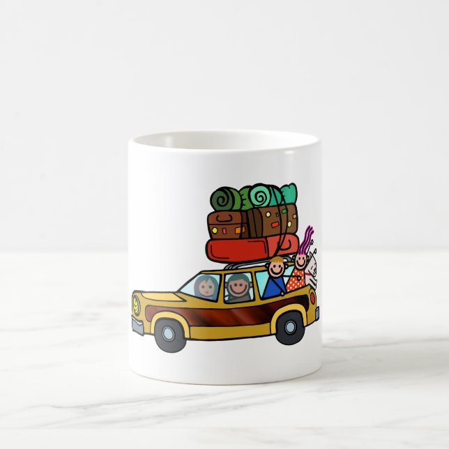 Caneca De Café Excursão da família - viagem por estrada da (Centro)