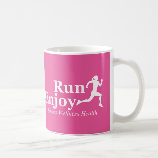 Caneca De Café Executar e aproveitar (Direita)
