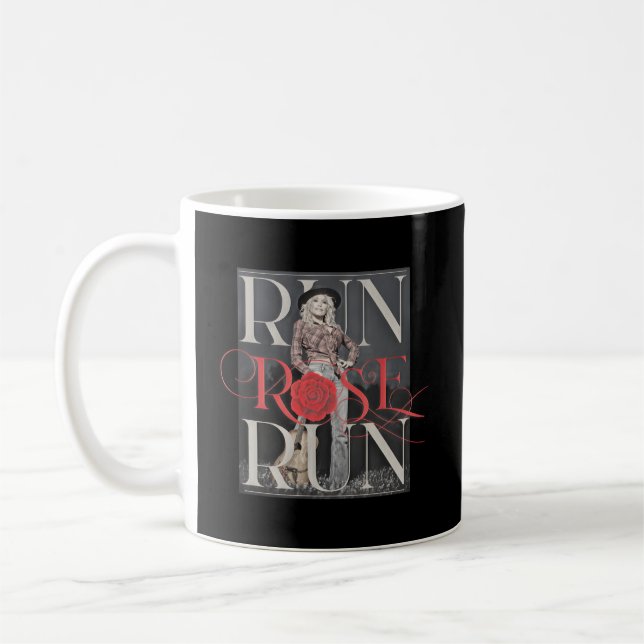 Caneca De Café Executar Rosa Executar Pon Dolly Guitar (Esquerda)