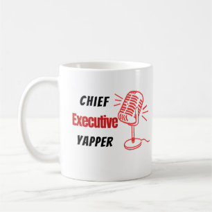 Caneca De Café Executivo Chefe Yapper – Humor Divertido