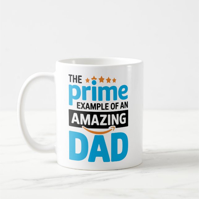 Caneca De Café Exemplo primo de um Pai incrível (Esquerda)