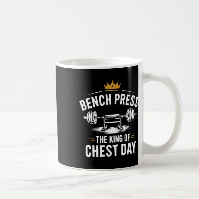 Caneca De Café Exercício Bench de Imprensa Exercício de Construçã (Direita)