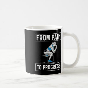 Caneca De Café Exercício de agachamento búlgaro musculação fitnes