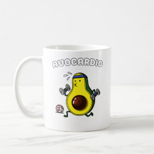Caneca De Café Exercício de avaliação de cardio de Malhação Avoca