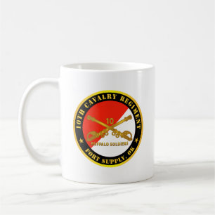Caneca De Café Exército - 10º Regimento de Cavalaria - Forte Abas