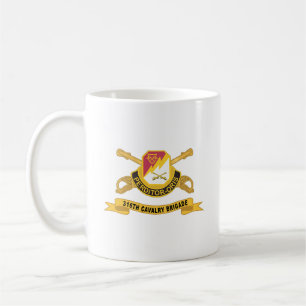 Caneca De Café Exército - 316ª Brigada de Cavalaria - DUI w Br -