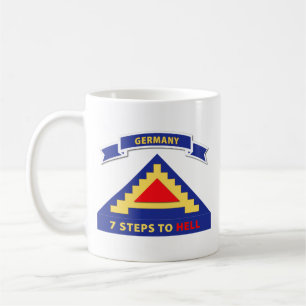 Caneca De Café Exército 7 dos Estados Unidos com 7 Passos do Infe
