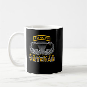 Caneca De Café Exército de Ranger de bordo Veteran Engraçado