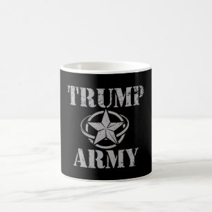 Caneca De Café Exército de Trump 47º Presidente dos EUA Vintage R
