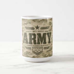 CANECA DE CAFÉ EXÉRCITO FORTE