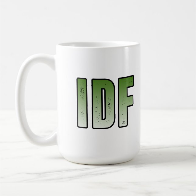 Caneca De Café Exército israelita do IDF (Esquerda)