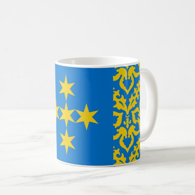 Caneca De Café Exército Meridional do Reino Leste do SCA (Frente Esquerda)