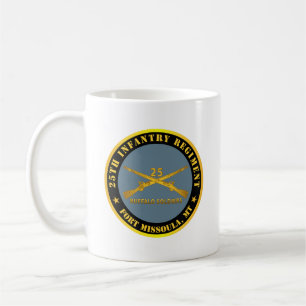 Caneca De Café Exército - Regimento de Infantaria 25 - Fort Misso