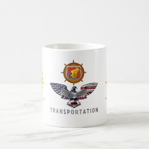 Caneca De Café Exército Transportador Veterano - Águia Personaliz