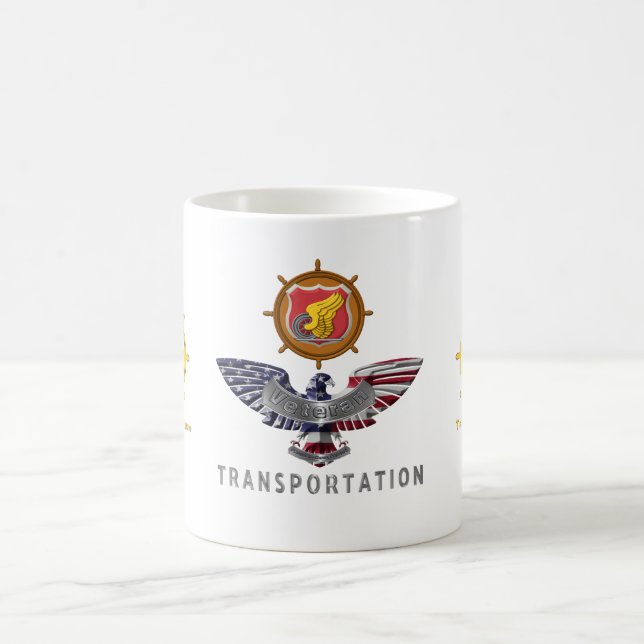 Caneca De Café Exército Transportador Veterano - Águia Personaliz (Centro)