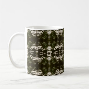 Caneca De Café Exército Verde Sombra de Folha de Palmeira
