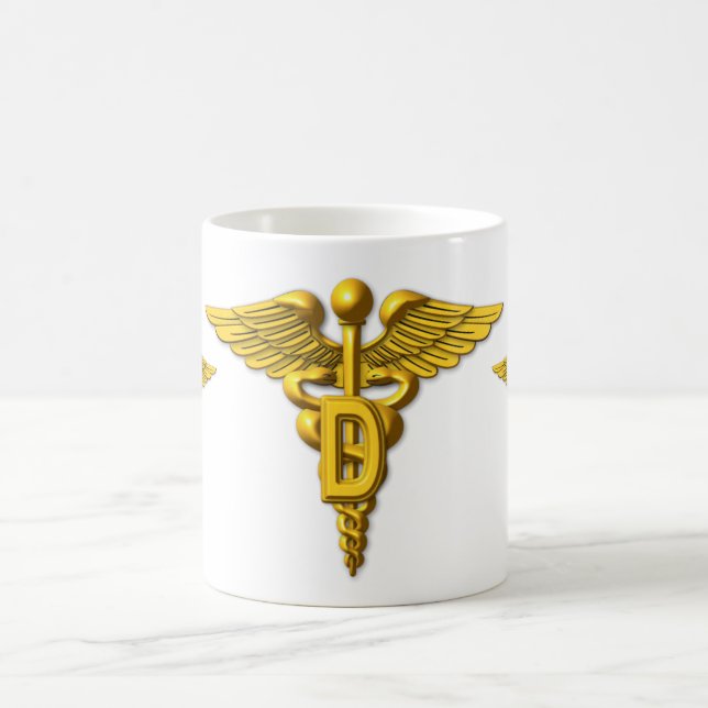 Caneca De Café Exército Veterano Armado Dental Corpo (Centro)