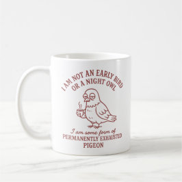 Caneca De Café exhausted pigeon