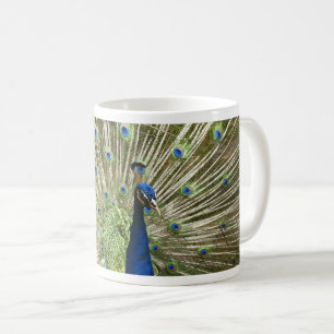 Caneca De Café Exibição de Peacock