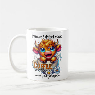 Caneca De Café Existem 2 Tipos de Pessoas Pessoas do Café e Trist