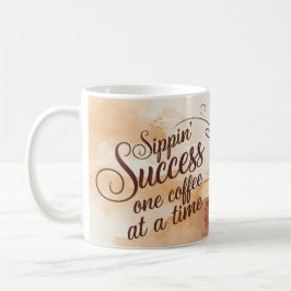 Caneca De Café Êxito do Sippin - Café Inspirador