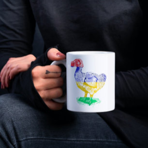 Caneca De Café Exótica Extinto Dodo - Ilustração de Aves Maurícia