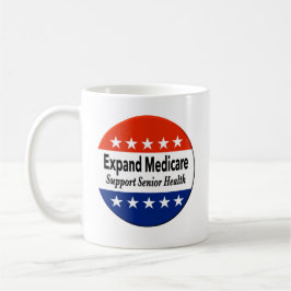 Caneca De Café Expanda Medicare para suportar a integridade do Ma
