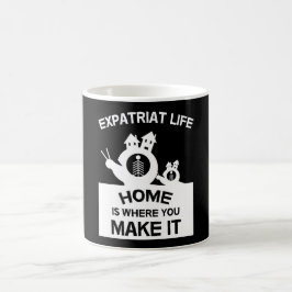 Caneca De Café Expatriados Expatriados No Exterior Famílias E Pre