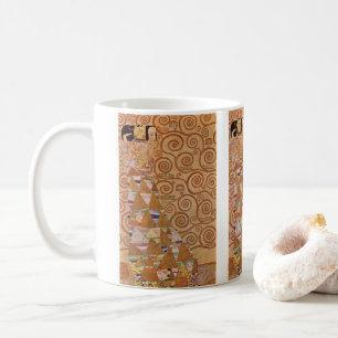 Caneca De Café Expectativa por Klimt Arte Novo Vitoriano Vintage