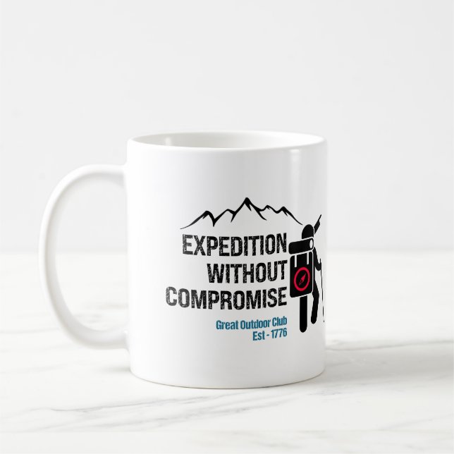 Caneca De Café Expedição sem compromisso.w (Esquerda)